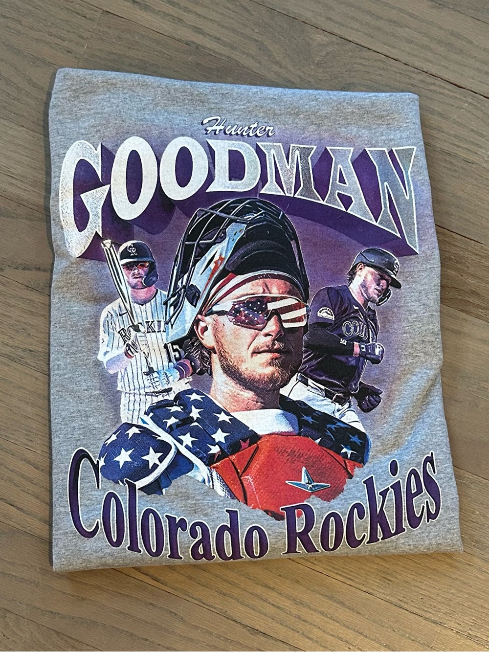 Colorado Rockies Hunter Goodman Graphic Tee